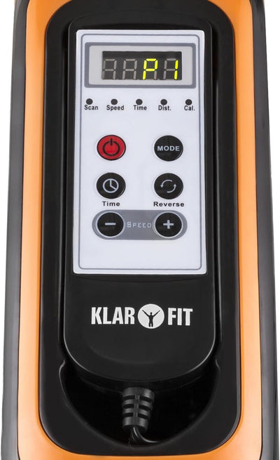 Klarfit Cycloony Beintrainer - Pedaltrainer für Muskelaufbau, 70 W Beintrainer für zuhause, 12 Gesch