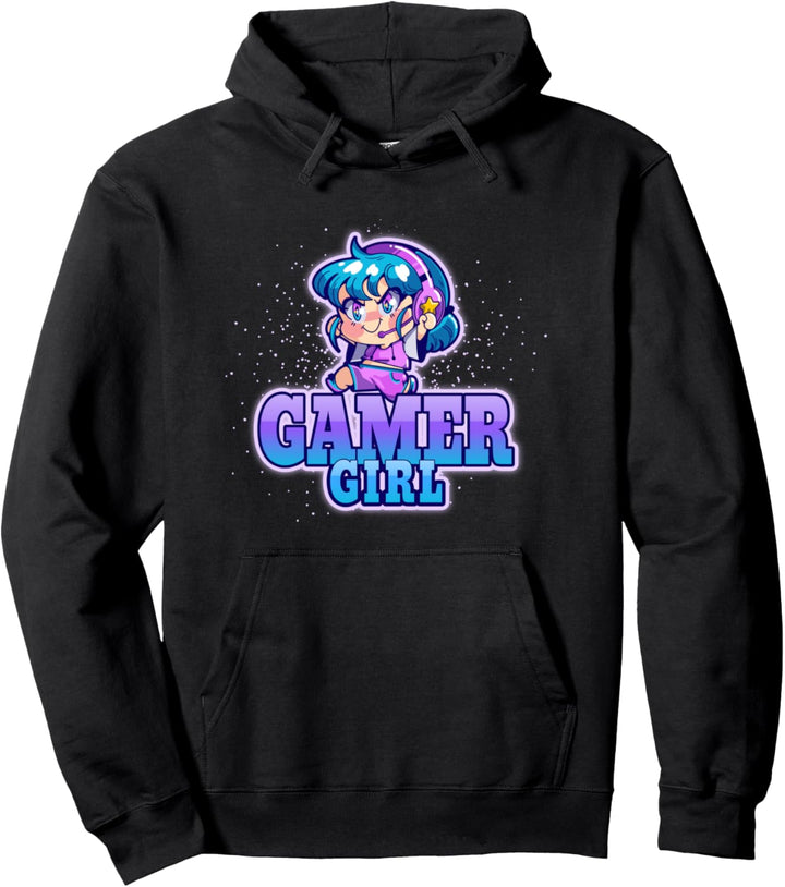 Gamer Girl Anime Manga Videospiele Gaming Pullover Hoodie