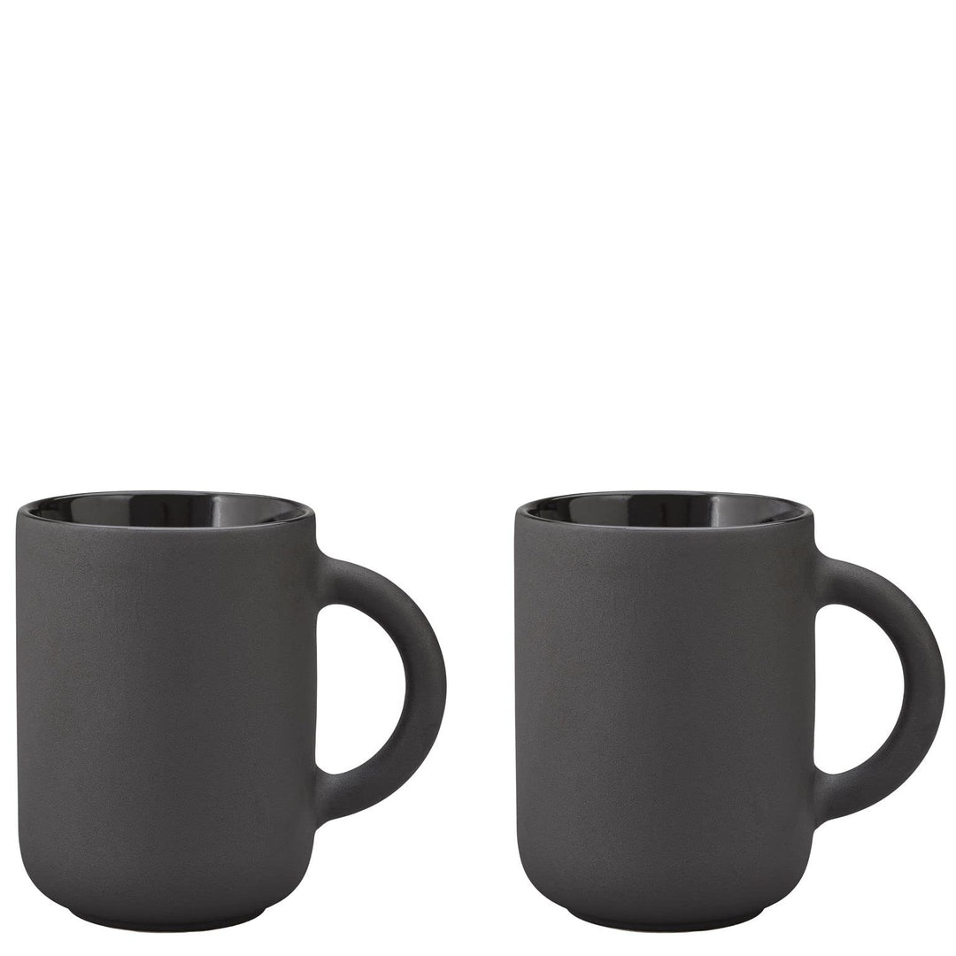 Stelton Becher Theo - Trinkbecher für Kaffee, Tee & heisse Schokolade - Steinzeug, gusseiserne Ausse