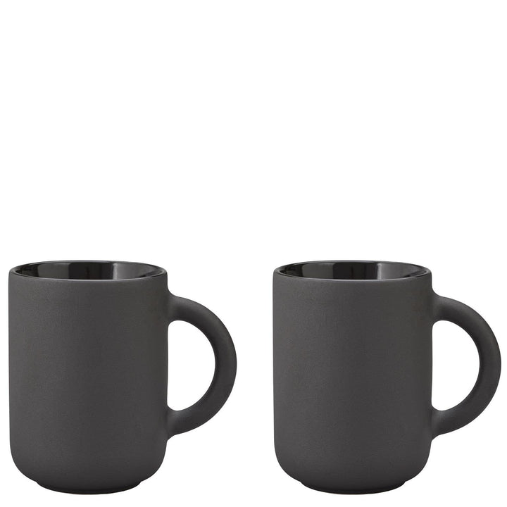 Stelton Becher Theo - Trinkbecher für Kaffee, Tee & heisse Schokolade - Steinzeug, gusseiserne Ausse