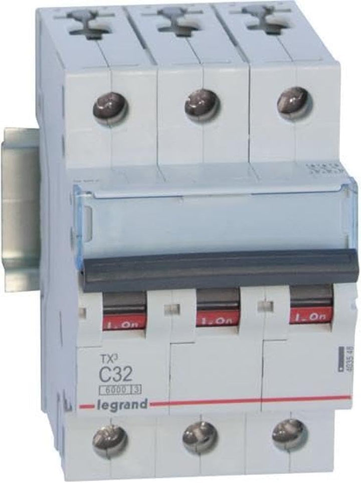 Legrand 403548 TX3 LS C32A 3P 6KA 3M Single, Single