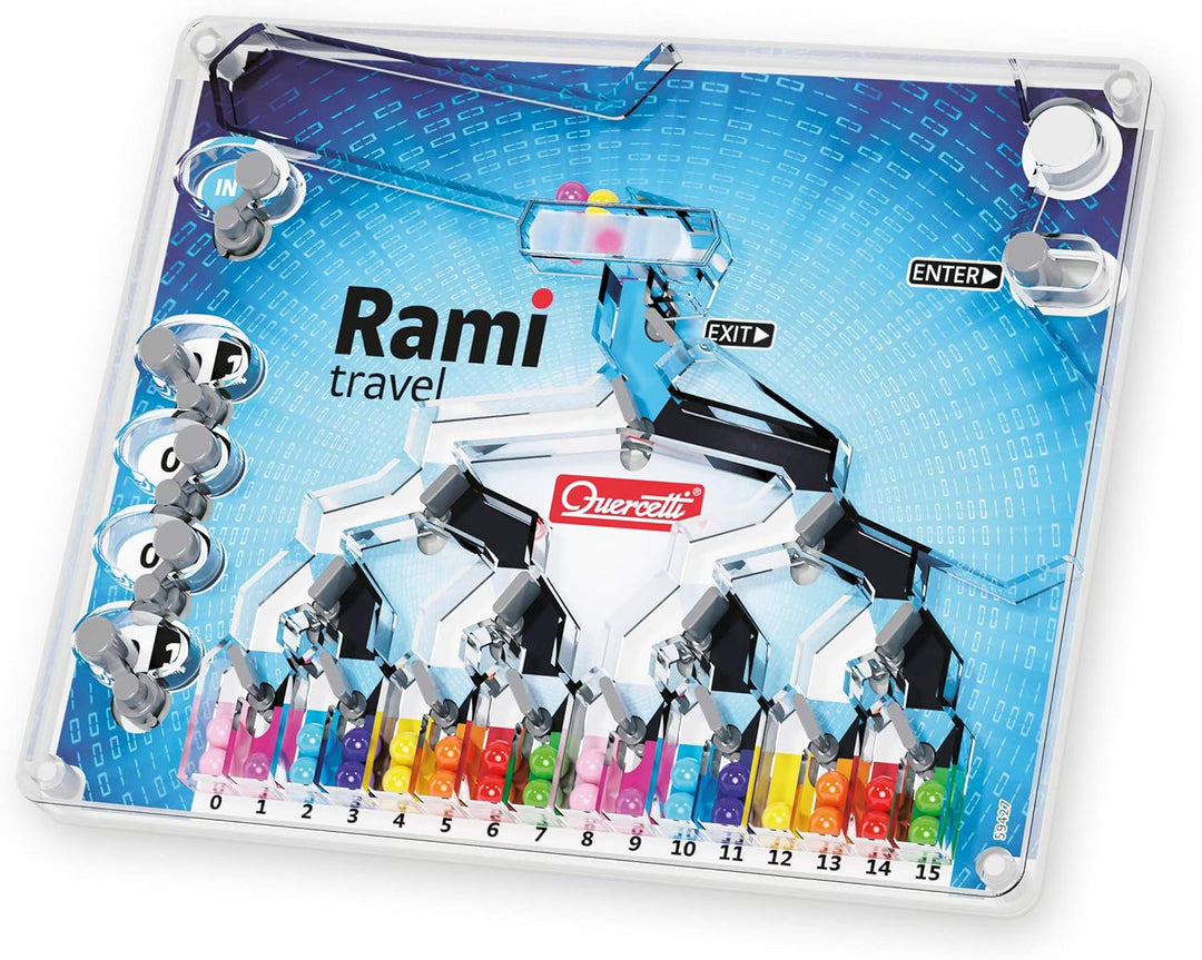 Quercetti Rami Travel, Innovatives Spielzeug für Kinder 5 Jahre, fördert Computational Thinking & Lo
