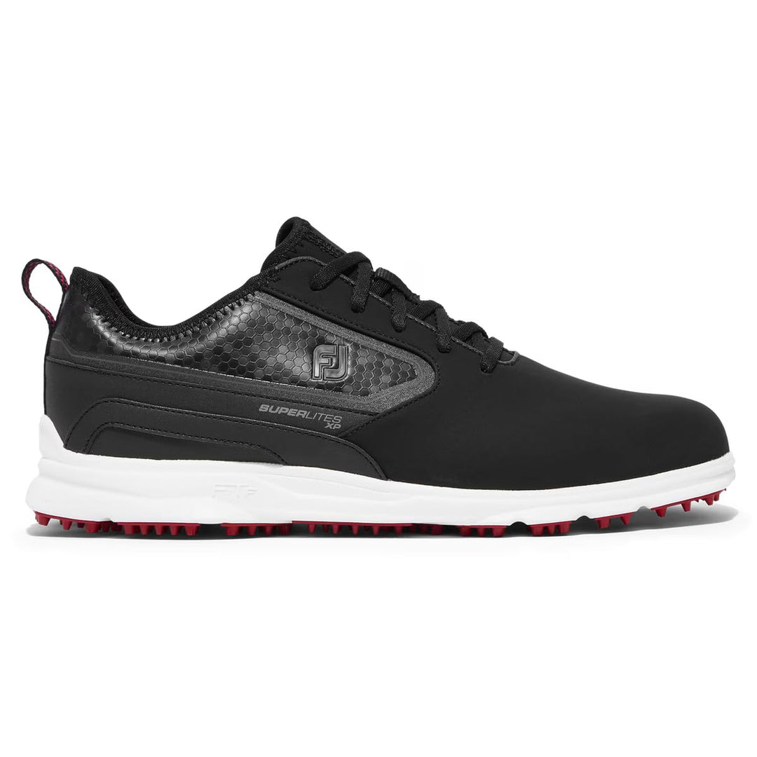 FootJoy Herren Superlites Xp Golfschuh 42 EU Schwarz Weiss Rot, 42 EU Schwarz Weiß Rot