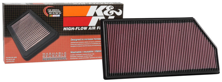 K&N 33-3068 Motorluftfilter: Hochleistung, Prämie, Abwaschbar, Ersatzfilter,Erhöhte Leistung, 2016-2