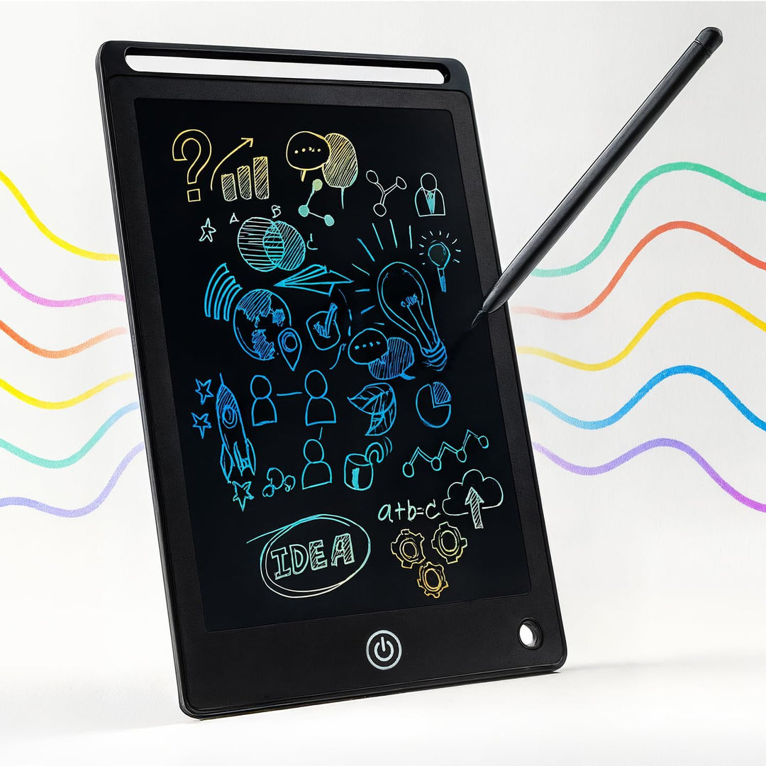 #Winning Endloses Zeichenpad Bunt – LCD Schreibtafel & Malbrett für Kinder – Wiederverwendbarer Elek