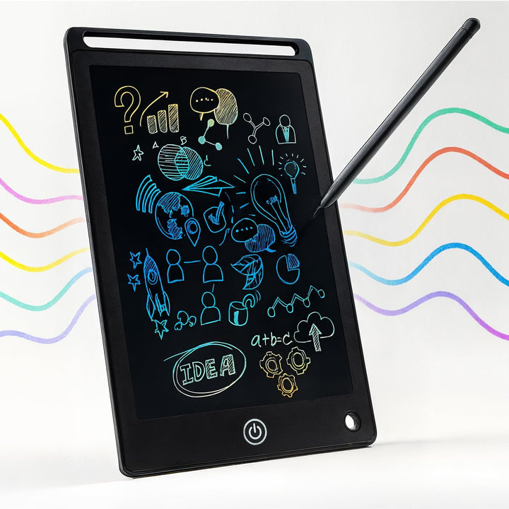 #Winning Endloses Zeichenpad Bunt – LCD Schreibtafel & Malbrett für Kinder – Wiederverwendbarer Elek