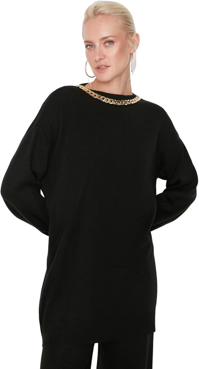 TRENDYOL Damen Sets, Flach, Gewebt, Bescheidene Ober-und Unterteile Aufeinander abgestimmtes Outfit