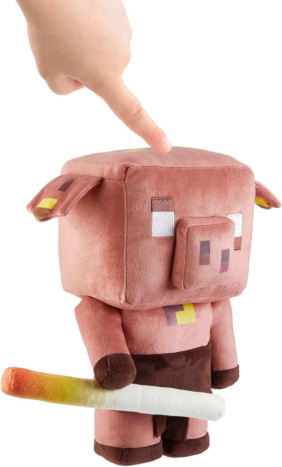 Minecraft Lohen-Runt, im Dunkeln leuchtende Plüschfigur mit Geräuschen, 14 cm, weiche Tierfigur, HHC