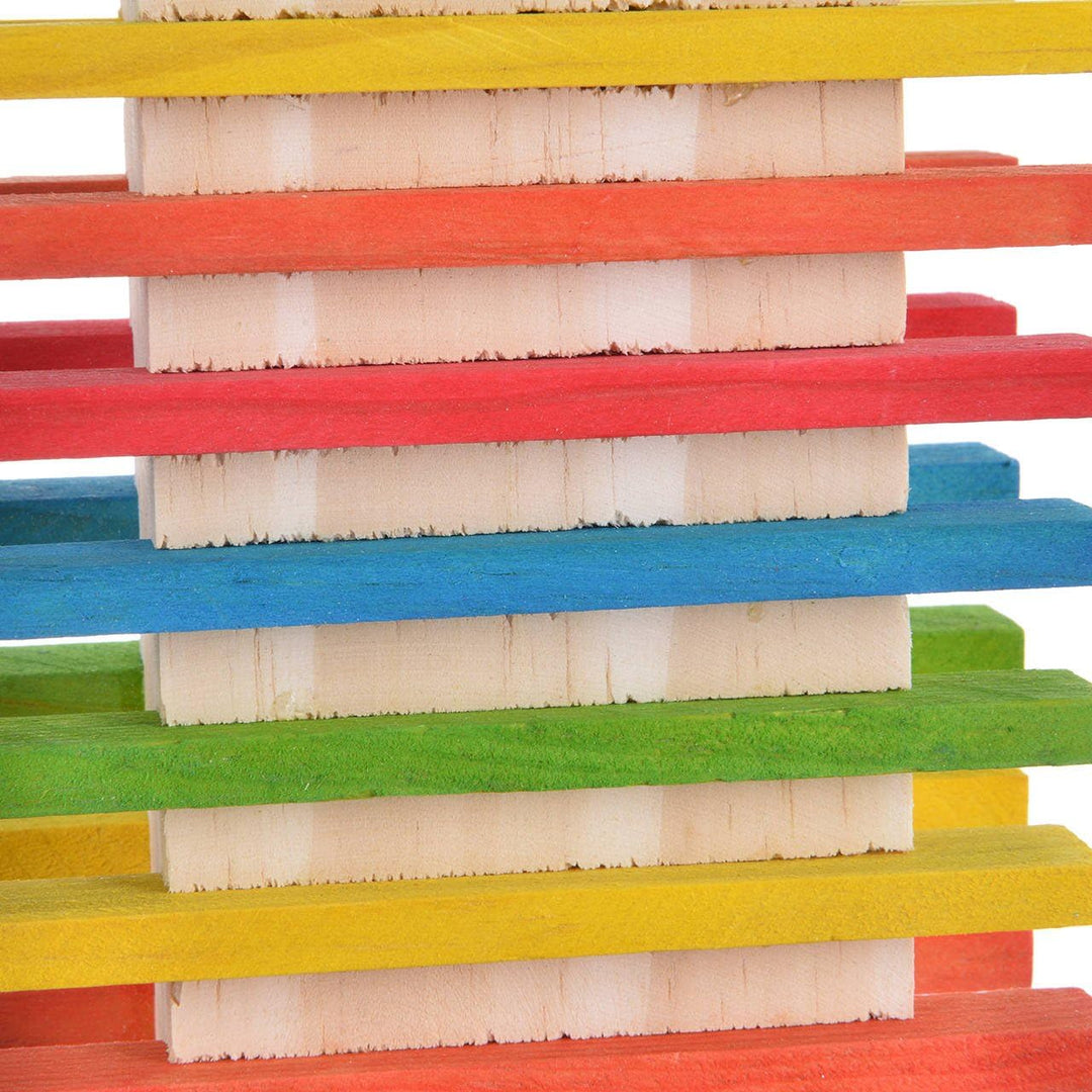 HappyBird | Papageienspielzeug aus Holz Slidy II - der Knabberspass !