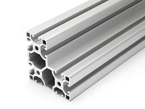 Aluminiumprofil 40x80x80L I-Typ Nut 8 (leicht), silber eloxiert Aluminium Profil 40x80x80 Alu Profil