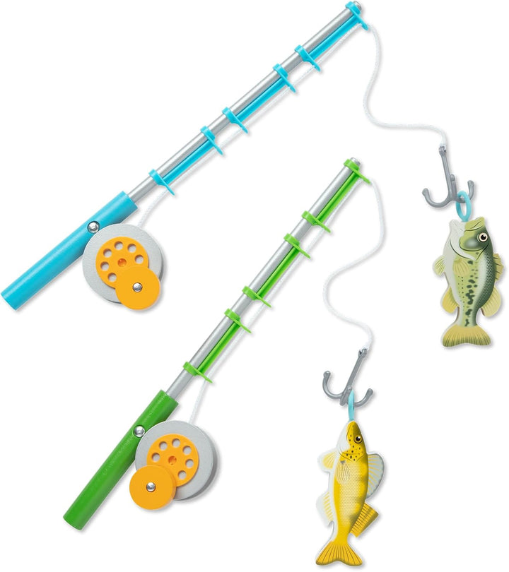 Melissa & Doug Let's Explore! Spielzeug-Angelset für draussen | Rollenspiel | Angelspielzeug für Kin