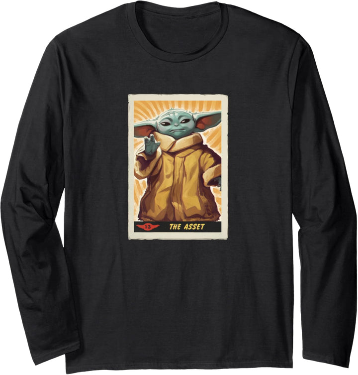 Star Wars: The Mandalorian The Asset Poster Langarmshirt