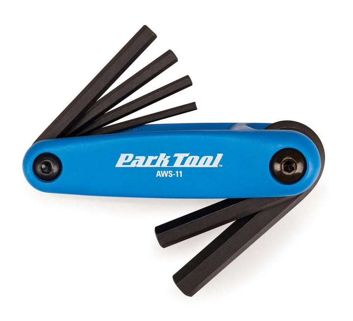 ParkTool ParkTool Unisex – Erwachsene Faltwerkzeug AWS-11C Sechskantschlüssel-Satz, Black, Einheitsg