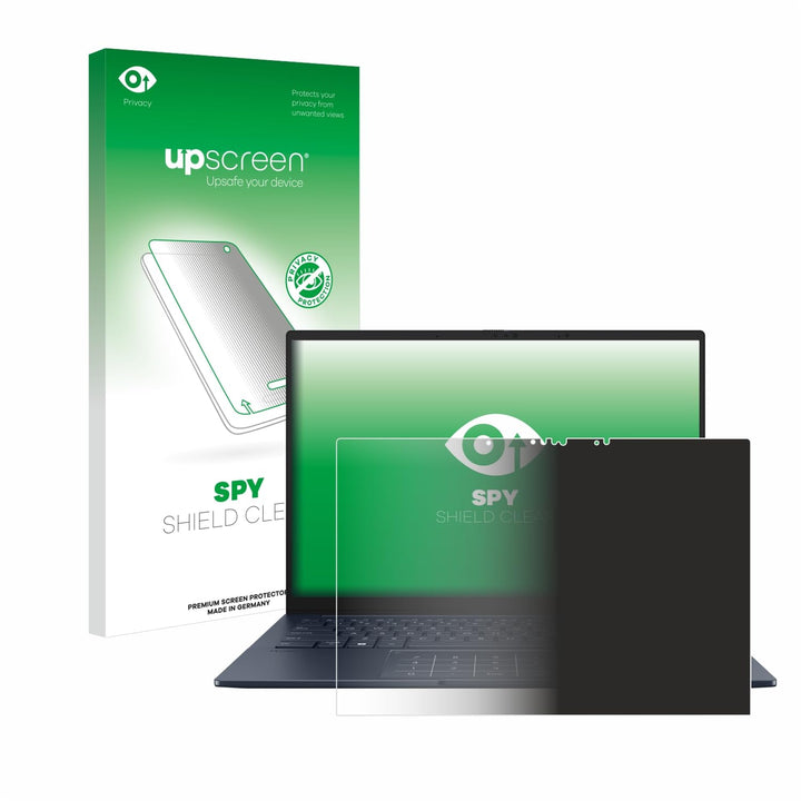 upscreen Anti-Spy Blickschutzfolie für ASUS ZenBook 14 OLED UX3405 Touch Made in Germany, Privacy Di