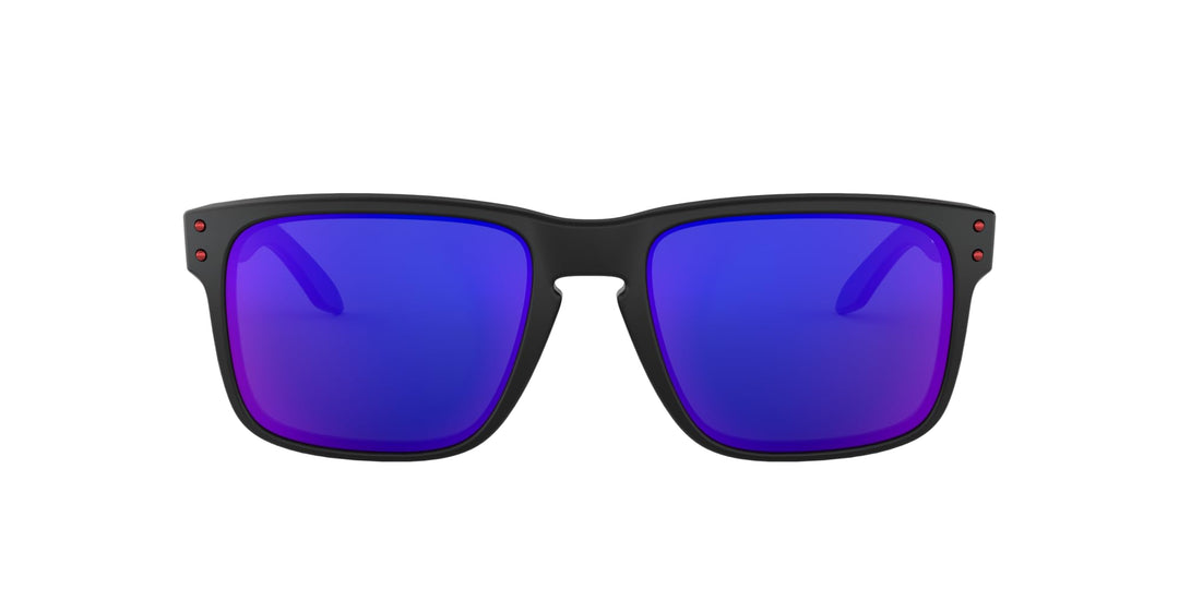 Oakley Sonnenbrille Holbrook W/Warm Matte Black / Positive Red Iridium, Matte Black / Positive Red I