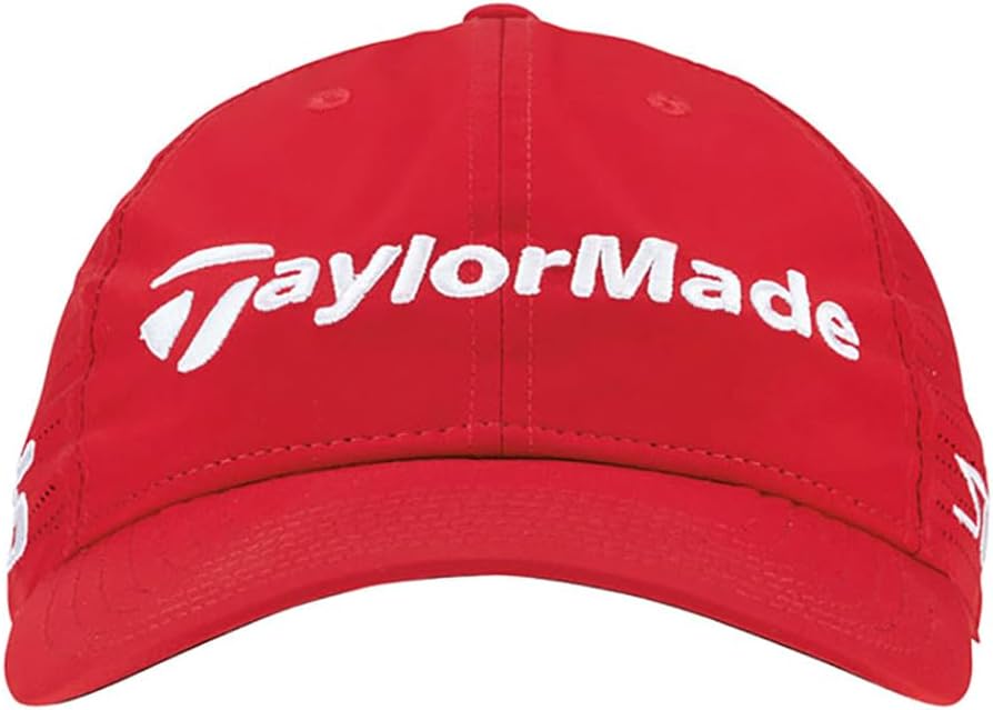 TaylorMade Herren Tour Litetech Golf Cap Baseballkappe, Einheitsgrösse Rot