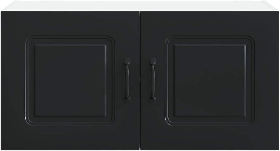 vidaXL Geschirrspülerfront Kalmar Schwarz 80 x 31 x 40 cm 80 x 31 x 40 cm Schwarz, 80 x 31 x 40 cm S