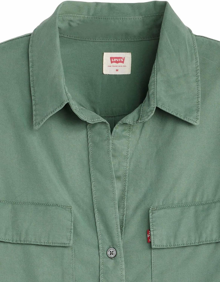 Levi's Damen Doreen Utility Hemd XS Dark Forest, XS Dark Forest