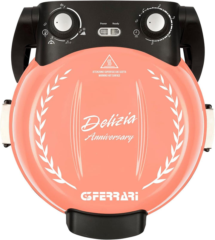 G3 Ferrari G1017715 Pizza Delizia Anniversary, Pizzaofen, 1200 W, 400°C, Limitierte Edition Jubiläum