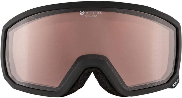 ALPINA SCARABEO S Q - Verspiegelte, Kontrastverstärkende &amp; Polarisierte OTG Skibrille Mit 100% UV-Sc