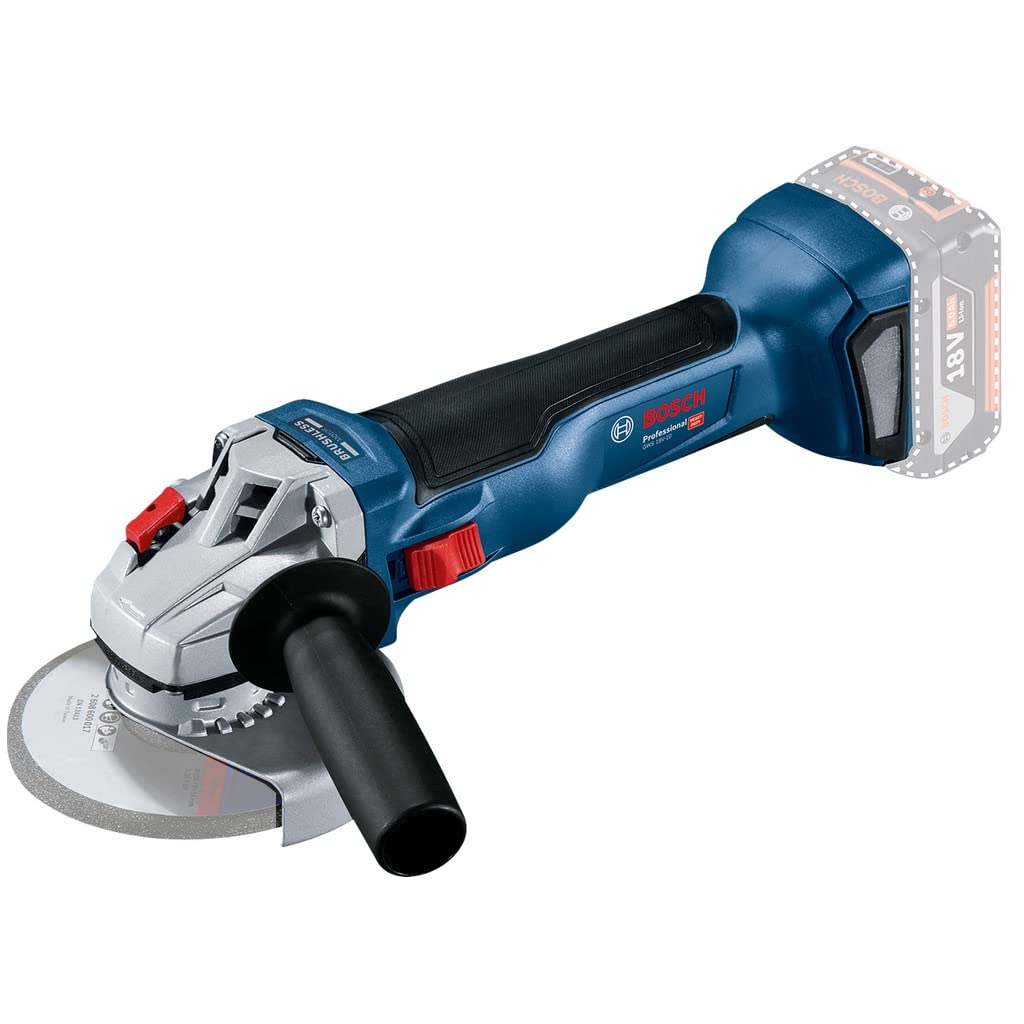 Bosch Professional 18V System Winkelschleifer GWS 18V-10 (Scheibendurchmesser 115mm, ohne Akku und L