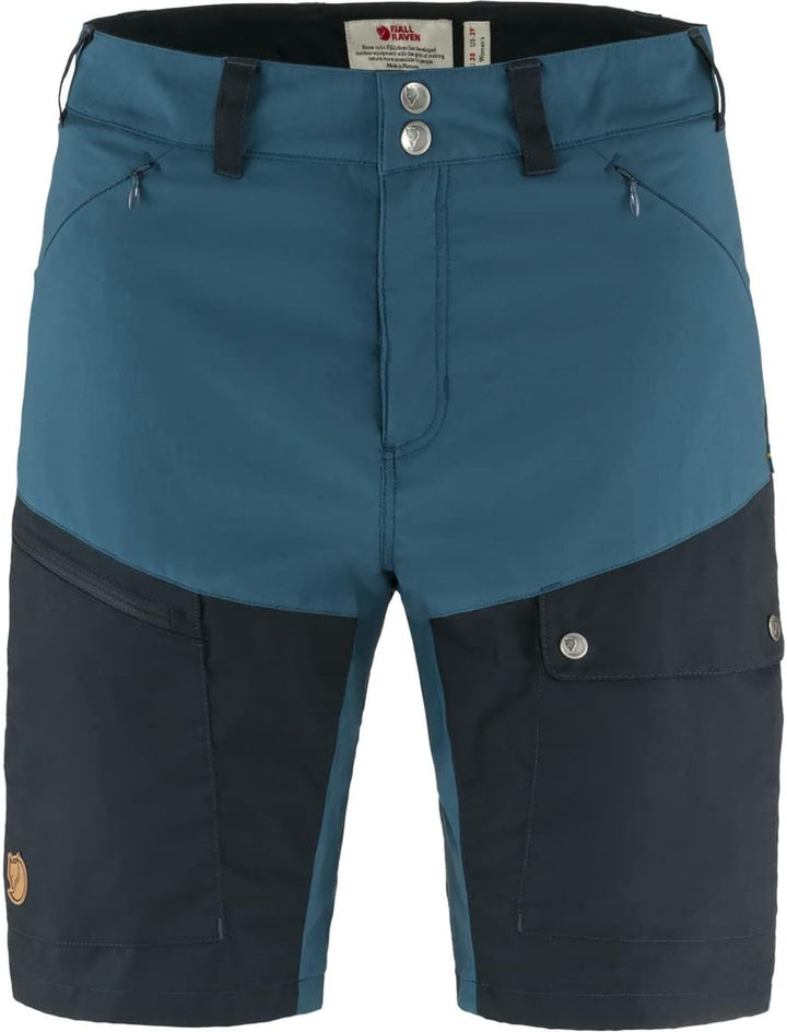 Fjallraven Damen Shorts Abisko Midsummer Shorts W 30 Indigoblau / Dunkelblau, 30 Indigoblau / Dunkel