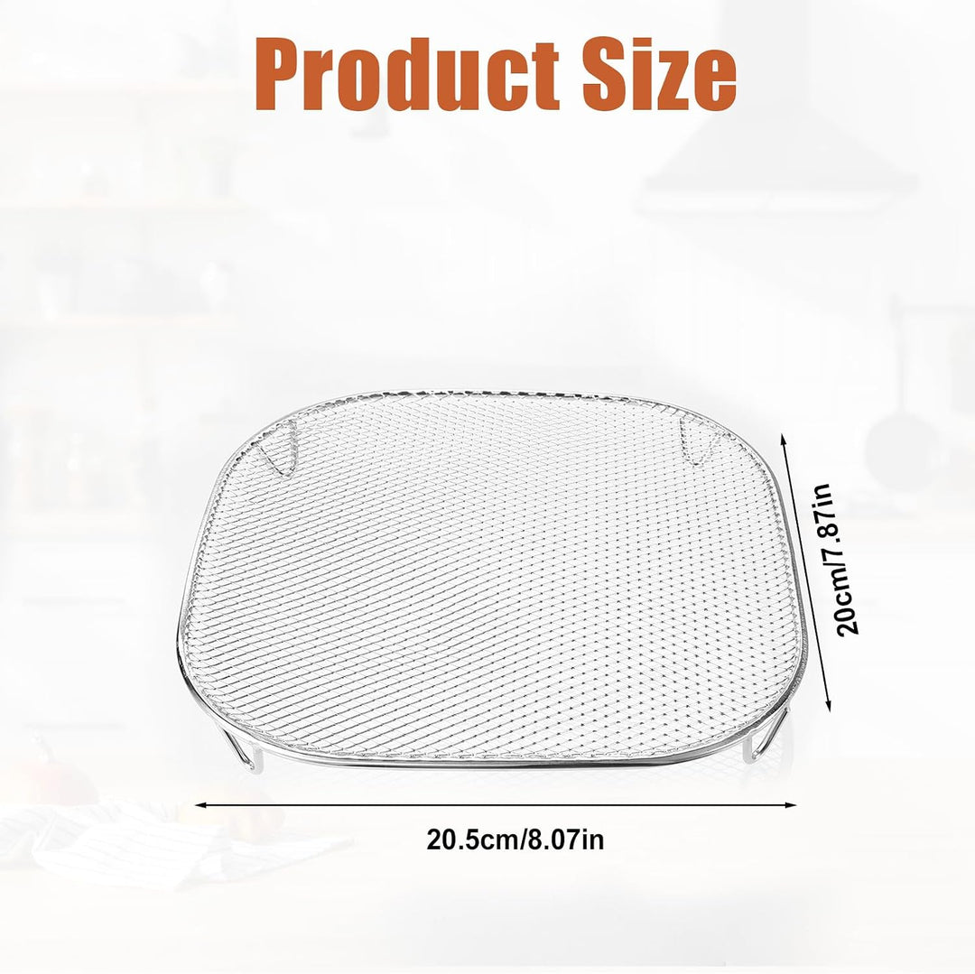 Knusperplatte Kompatibel mit Crispi 2,5QT 4QT &amp; Crispi Pro 6QT Glasbehälter, Edelstahl Metall Knuspe