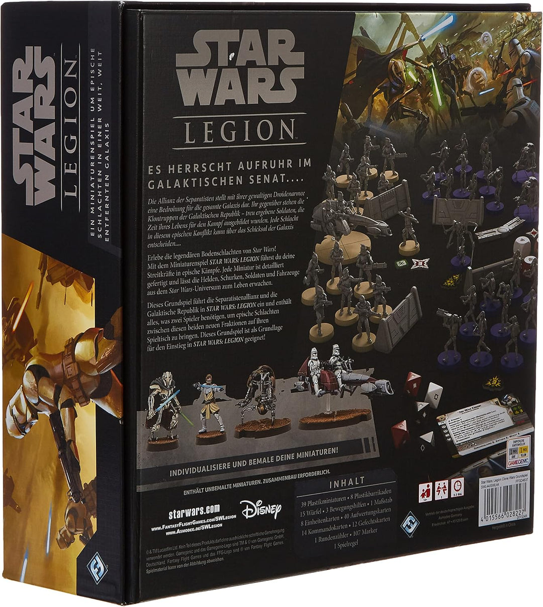 Atomic Mass Games | Star Wars: Legion – Clone Wars | Grundspiel | Tabletop | 2 Spieler | Ab 14+ Jahr