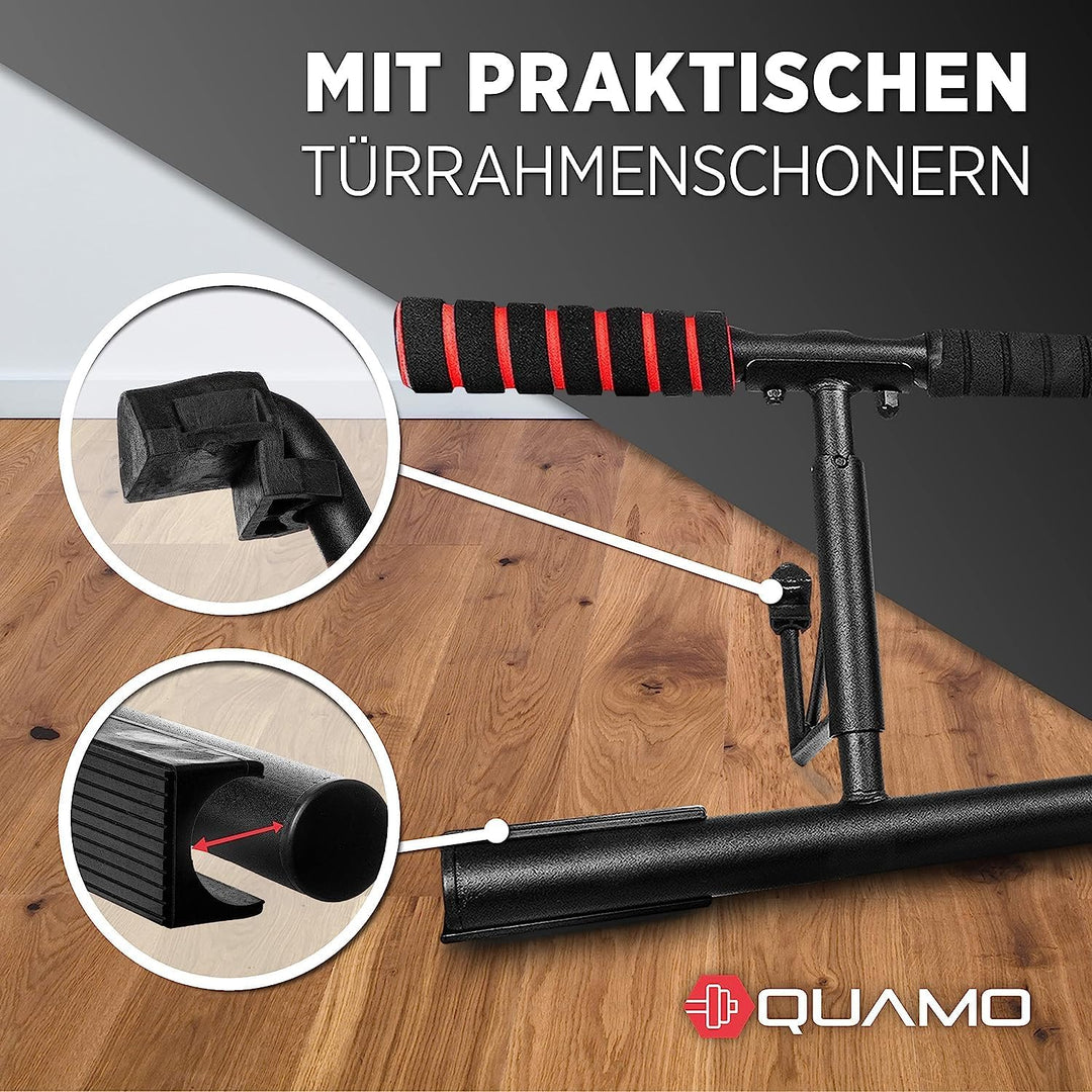 LAVUR Home & Living QUAMO Klimmzugstange für Türrahmen ohne Schrauben - stark belastbare Pull-up Bar