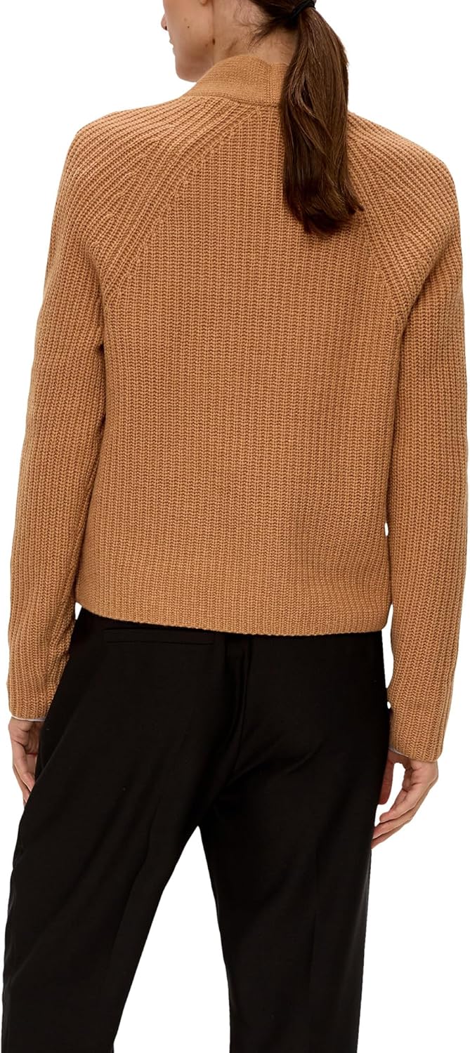 s.Oliver Kurzer Cardigan aus Wollmix 46 0700_natur, 46 0700_natur