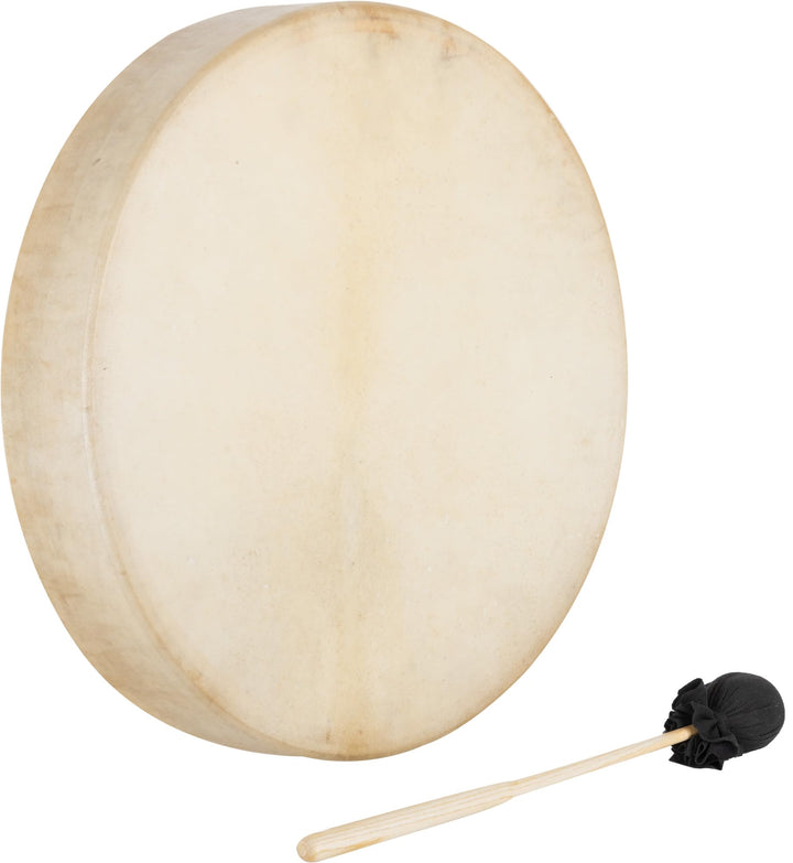 Classic Cantabile SD-18 Schamanentrommel 18" - Mit Ziegenfell bespannt - Durchmesser: 46 cm - Tiefe: