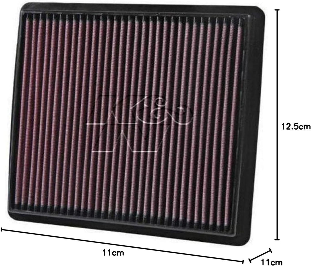 K&N 33-2423 Motorluftfilter: Hochleistung, Prämie, Abwaschbar, Ersatzfilter,Erhöhte Leistung, 2008-2