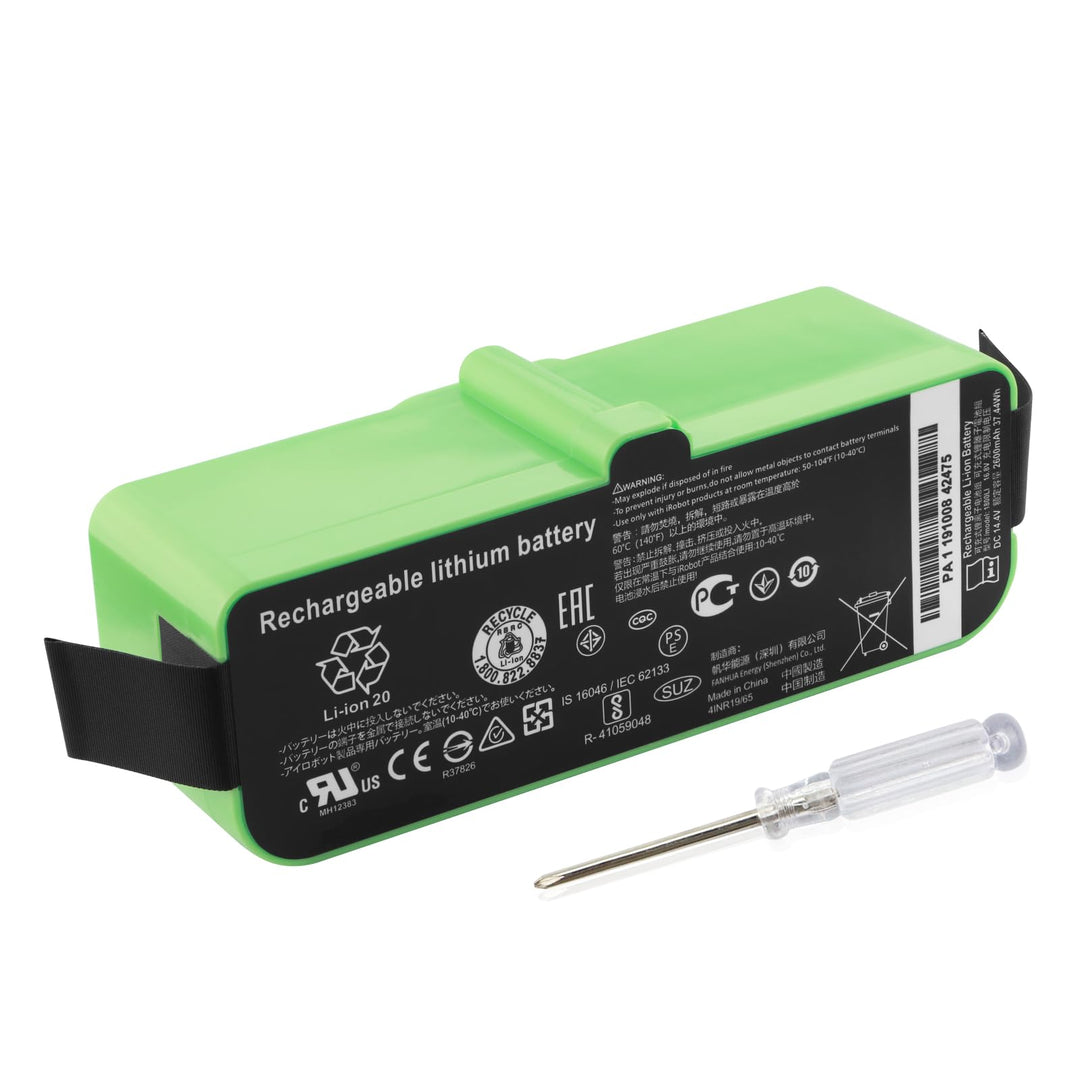 ANTIEE Vacuum Cleaner Ersatzakku für Roomba 681, 685, 677, 691, 690, 680, 696, 695 Total Clean Staub