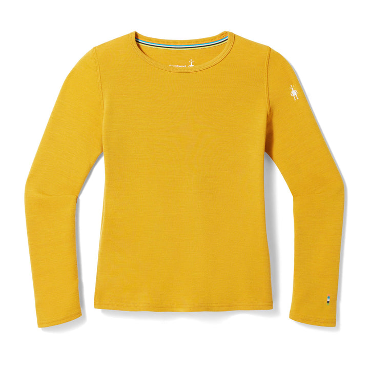 Smartwool Kinder Langarmshirt Crew S Honey Gold, S Honey Gold