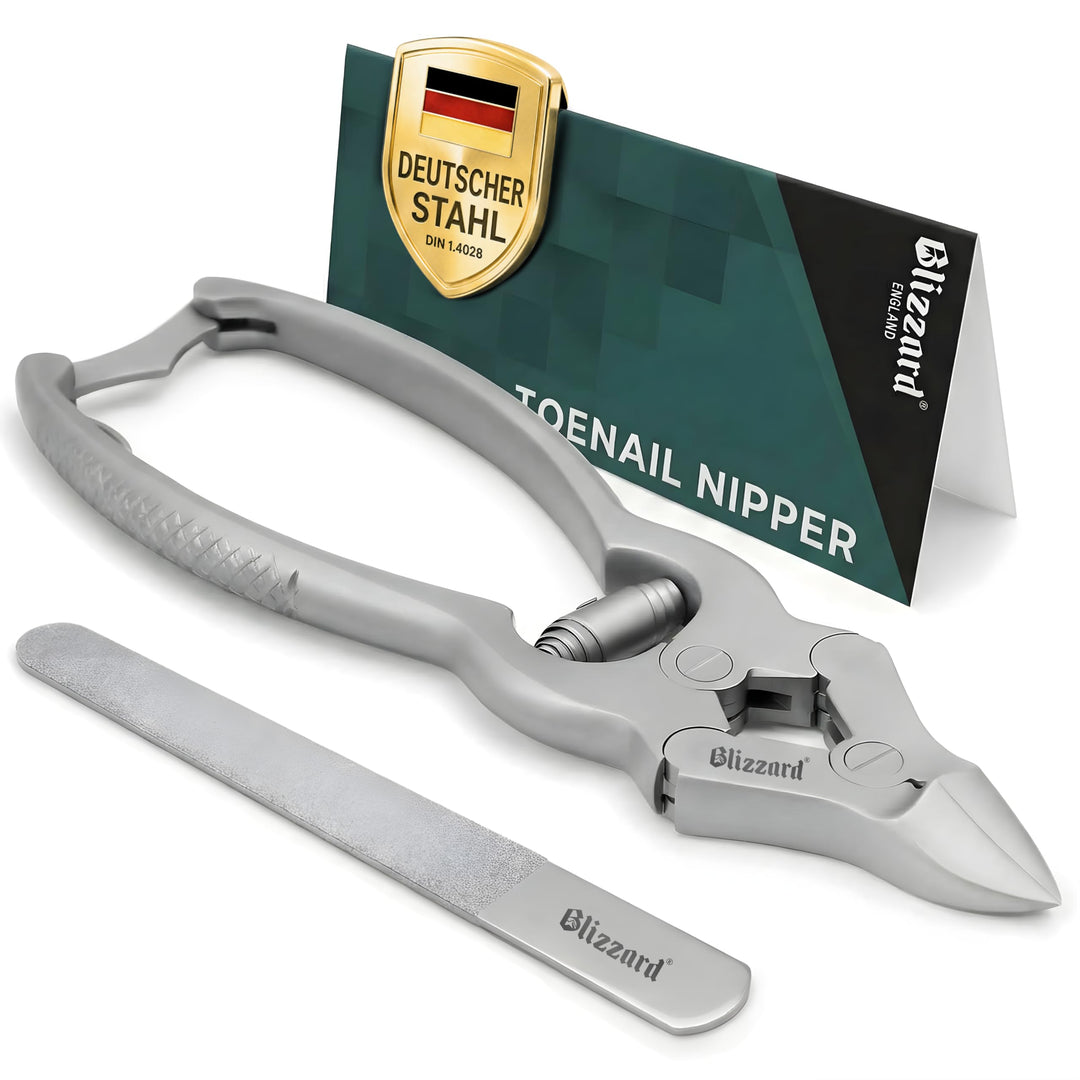 Blizzard Nagelzange für starke Fussnägel (15cm) -Professionelle Dicke & Eingewachsene Zehennagelknip