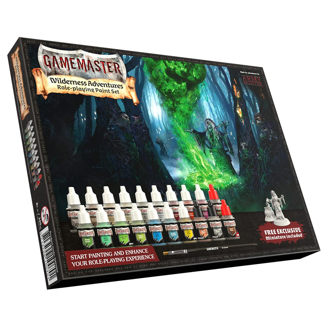 The Army Painter Gamemaster: Wilderness Adventures Farbset, 20 Tropfflaschen mit 12 ml Acrylfarbe fü