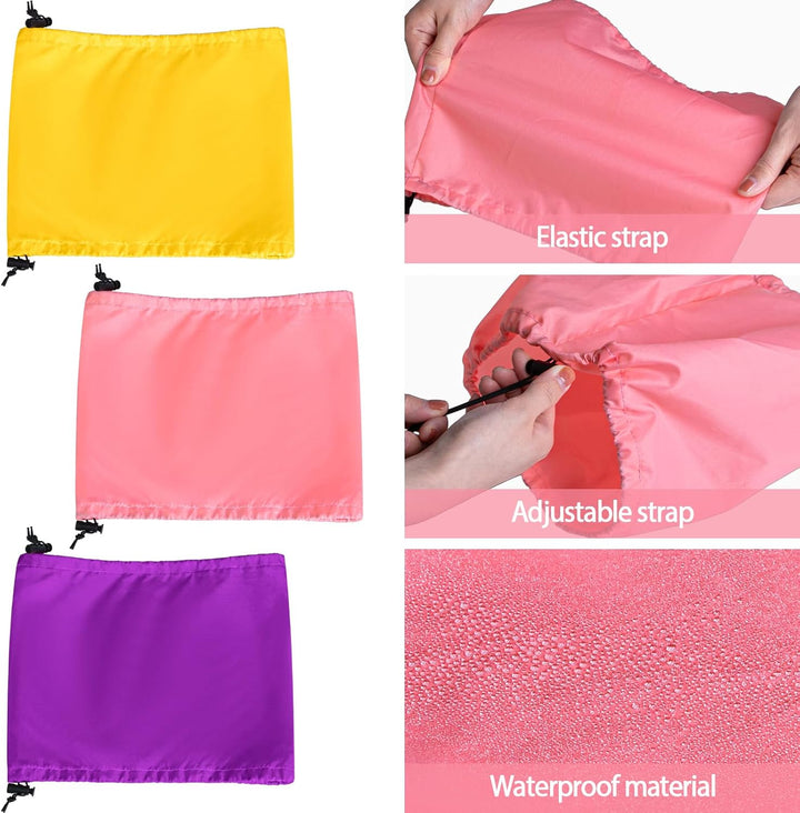 Aliceset Hunde-Badekappe, wasserdicht, Hundeohrenschutz, Badekappe, Hundeohren, Stirnband, Hundescha