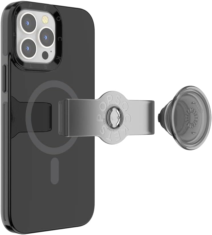 PopSockets: PopCase für MagSafe - Hülle für iPhone 13 Pro Max mit Abnehmbarem PopGrip Slide Sockel u