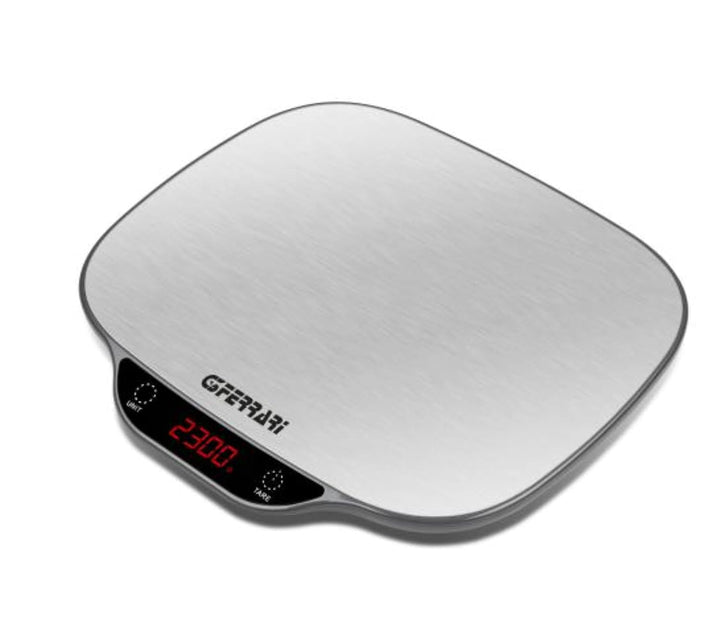G3 Ferrari G20096 Patty Elektronische Küchenwaage, XXL-Maxiformat, Hochhelligkeits-Display, 1 g/5 kg