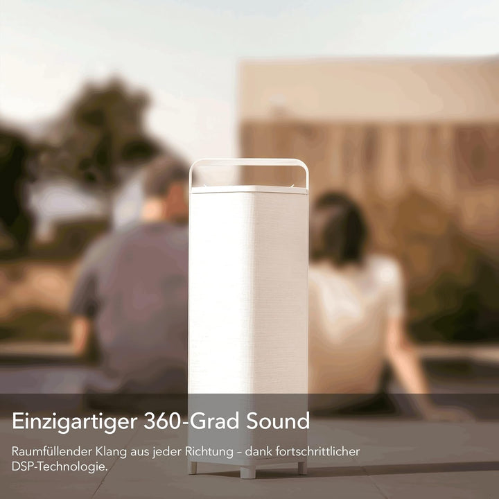 Escape P9 Outdoor Bluetooth Lautsprecher (IPX4 wetterfest, 100 Watt, 16h Akkulaufzeit, kabellos, tra