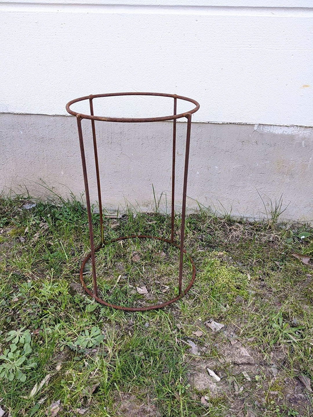 Zen Man Edelrost Ständer für Feuerschale Pflanzschale Rost Gartendeko Handarbeit (031932-2: 34.5 * 3