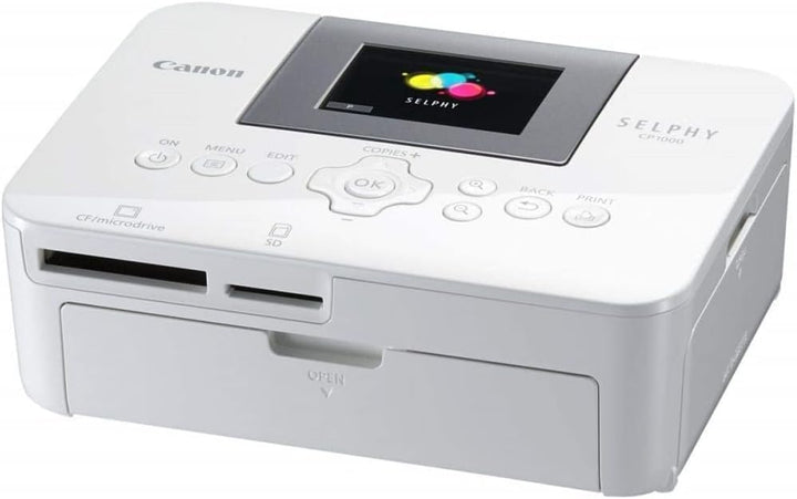 Canon Selphy CP1000 Fotodrucker 10x15 cm (mobiler Drucker, USB, 300x300 DPI, Direktdruck von kompati