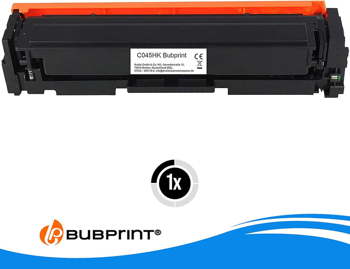 Bubprint Toner kompatibel als Ersatz für Canon 045H 045 H 045HBK 1246C002 i-Sensys LBP611CN LBP612CD