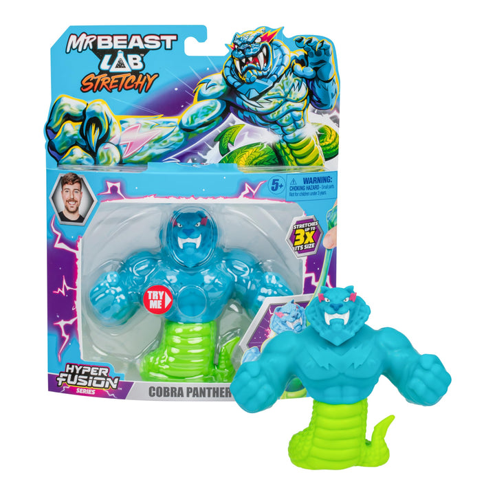 Figura el?stica - MRBEAST LAB - Goo Jit Zu - Cobra Panthere - 11 cm, Cobra Panther