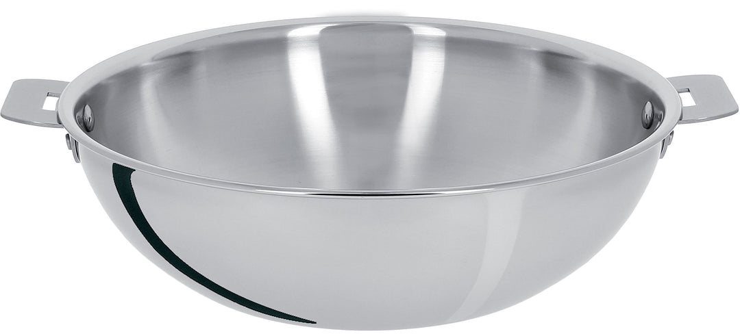 Cristel Casteline Amovible Wok aus Edelstahl, Ø 28cm, 28 cm 34.5x28x8.9 cm Ø 28cm, 34.5x28x8.9 cm Ø