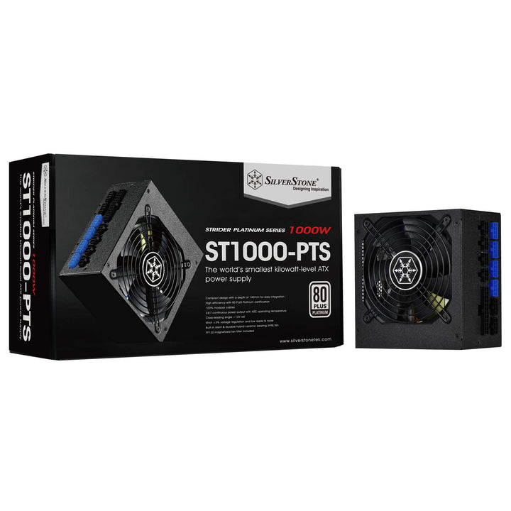 Silverstone Sst-ST1000-PTS - Strider Platinum Serie, 1000W 80 Plus Platinum ATX Flüsterleises PC-Net