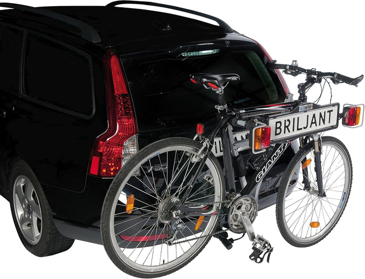 ProUser 5191533 Fahrradträger, glänzend schwarz/Silber