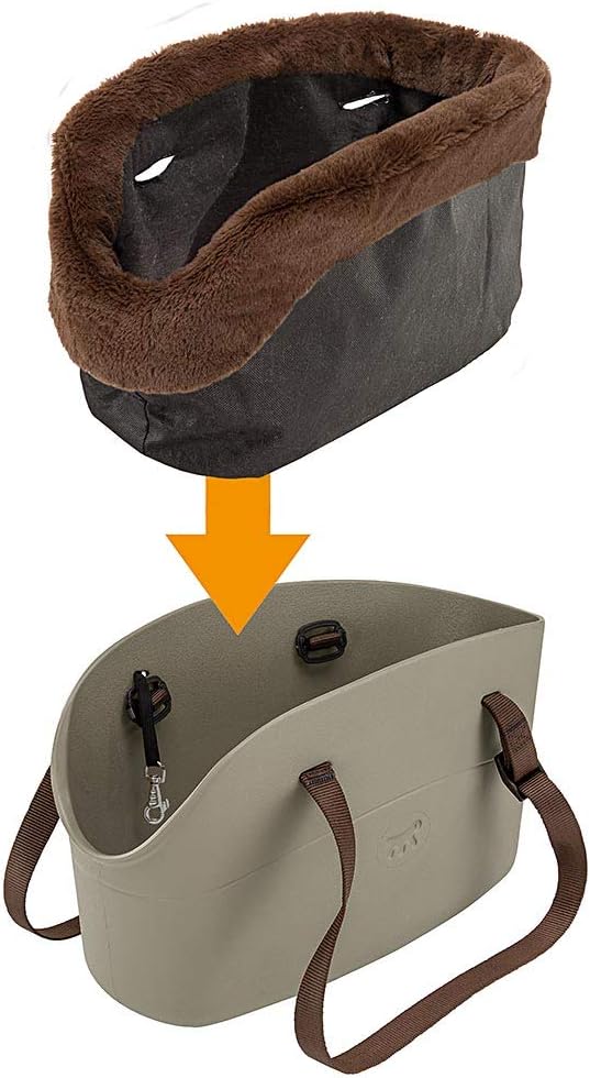 Ferplast Hundetragetasche für kleine Hunde und Katzen WITH-ME, Transporttasche für Haustiere, Hundet