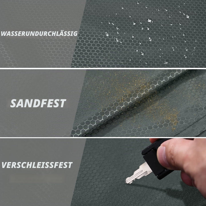 Odoland Picknickdecke 110 x 160 cm Stranddecke Sandabweisende Tragbare Camingmatte Ultraleicht Kompa