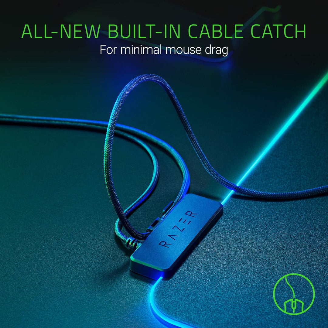 Razer Firefly V2 - Gaming-Mauspad mit mikrotexturierter Oberfläche und Chroma RGB-Beleuchtung (Kabel